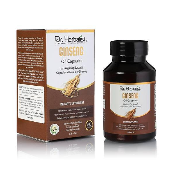 Dr. Herbalist Ginseng Oil Capsules